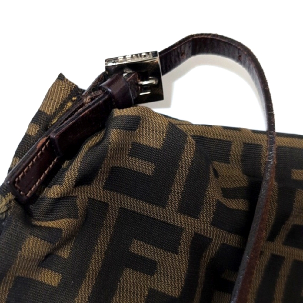 FENDI Zucca Canvas Shoulder Bag - Picture 9 of 15